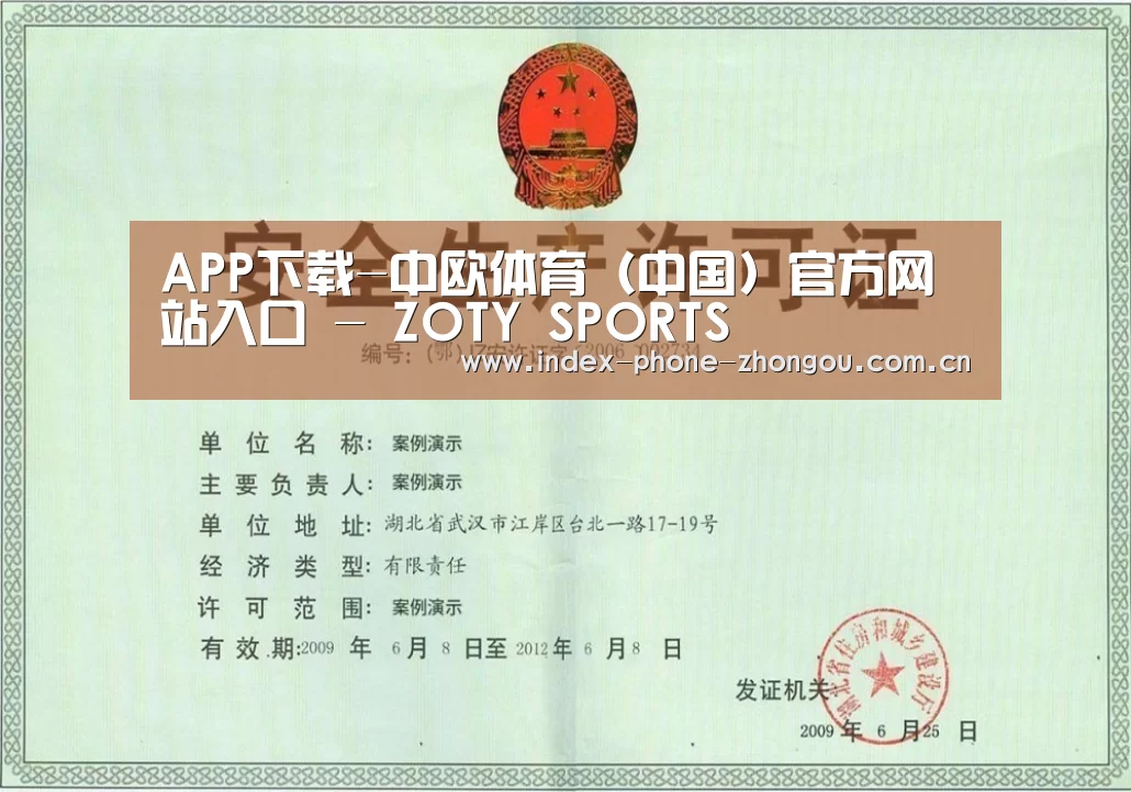 中欧体育荣誉证书三